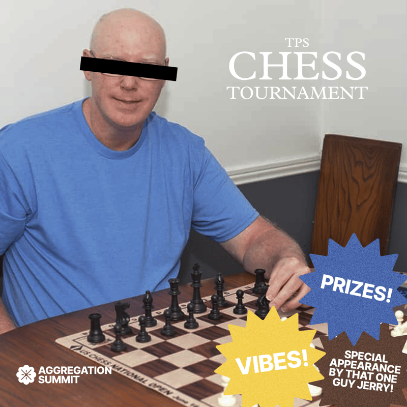 Chess Tournament poster Jerry